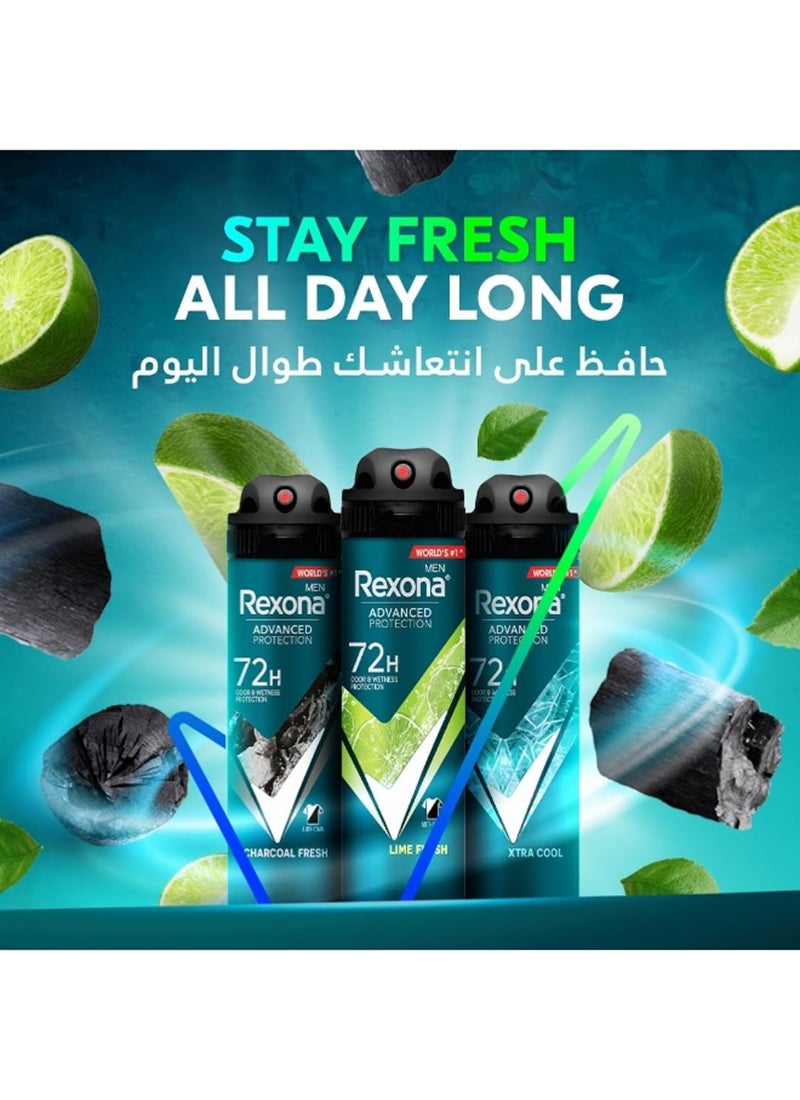 Rexona Advanced Protection Antiperspirant Xtra Cool Deodorant Spray for Men - Image 4