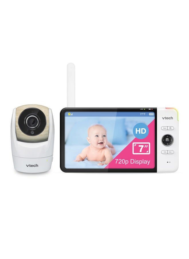 vtech [Upgraded] VM919HD Video Monitor with Battery Support 15-hr Video Streaming, 7 720p HD Display,360 Panoramic Viewing, 110 Wide-Angle View,HD Night Vision,Up to 1000ft Range,Secured Transmission - Image 1