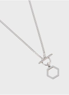 Seventy Five Hexagon Pendant Chain Necklace  - Image 2