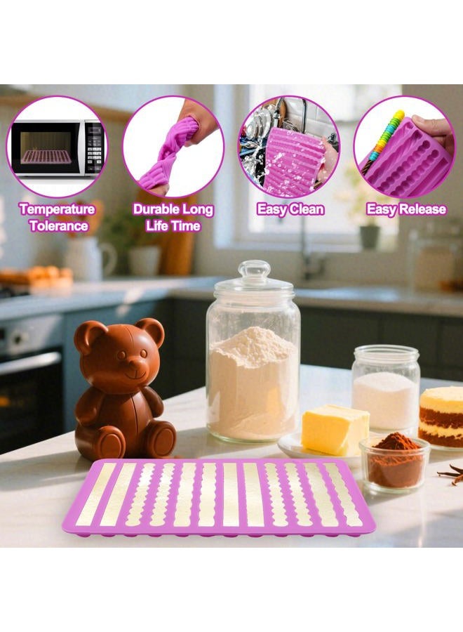 PalkSky Pretel Rods Molds, Pretzel Silicone Mold, 2PCS Pretzel Molds Making for Chocolate, Cheese Bars, Candy, Cookies, Jellies, Gummy - Image 4