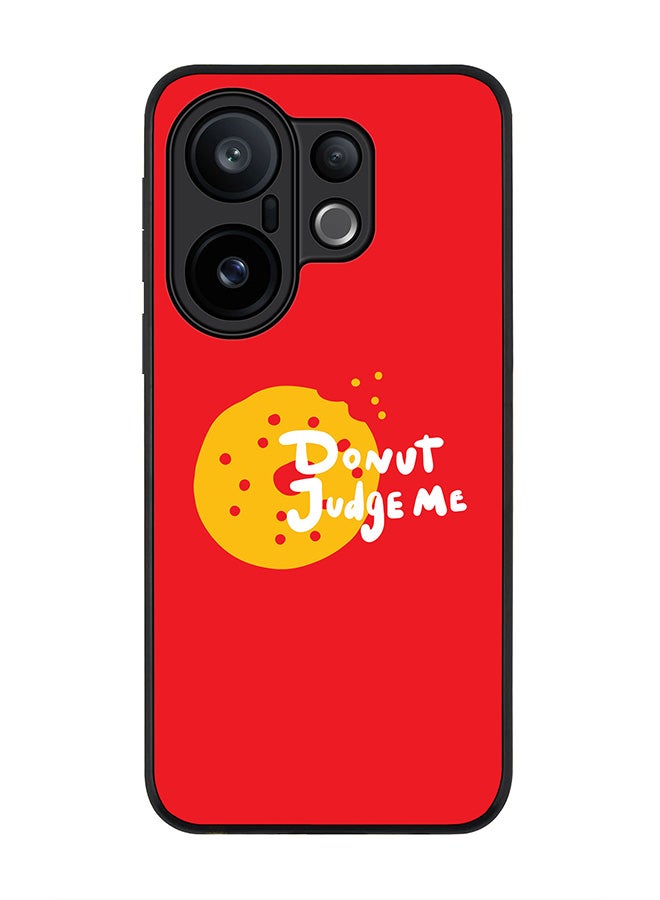 Stylizedd For vivo X200 FE / S30 Pro mini Case,Slim fit Camera Protection, Shockproof Thin Phone cover  - Donut judge me
