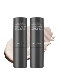 Isa Knox Age Focus Skin Tone Multi Balm Stick (Pack Of 2 0.2+0.2Oz) Glow Oil Balm Stick. Promotes Even Skin Tone Travelfriendly Korean Stick Balm Vitamin C E | Korean Skincare  - Image 1