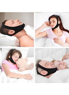 General Anti-snoring chin strap-2 PCS anti-snoring breathable chin strap, neoprene anti-snoring chin strap to fight apnea, unisex  - Image 5