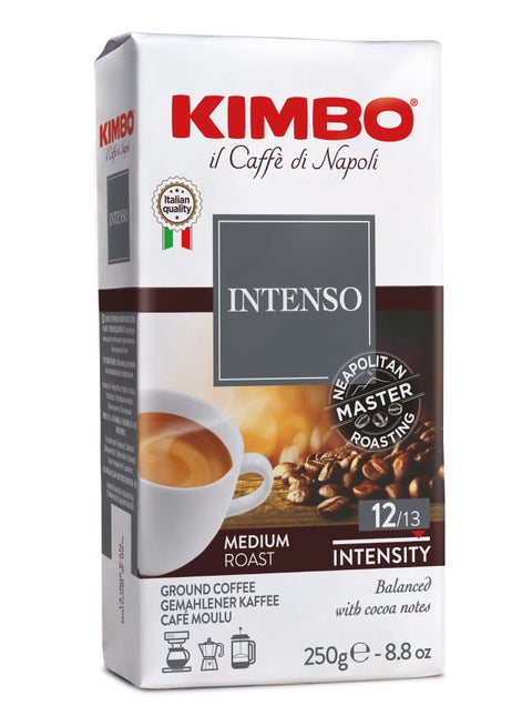KIMBO Aroma Intenso - Espresso Ground Coffee - 250 GR