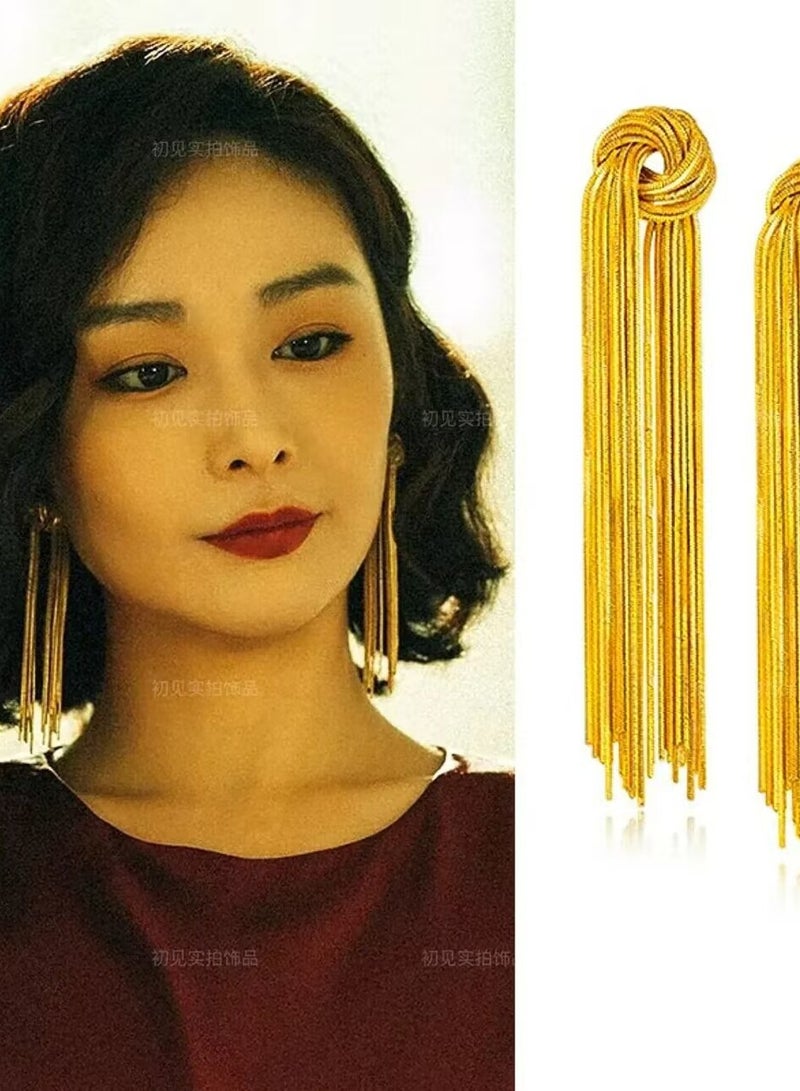 أف بي سي 18K الذهب أقراط فاخرة - Image 4