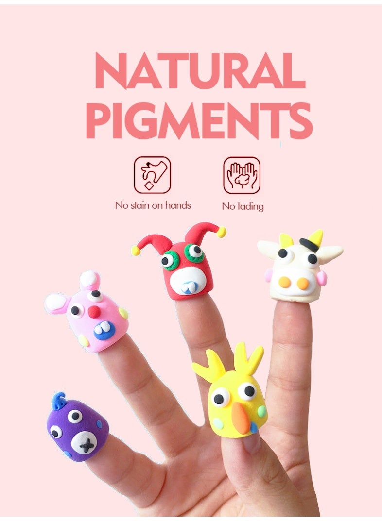 36 لونًا من البلاستيسين DIY، طين يجف بالهواء، غراء يدوي إبداعي ناعم خفيف للغاية DIY، ألعاب طينية تعليمية للأطفال - Image 3