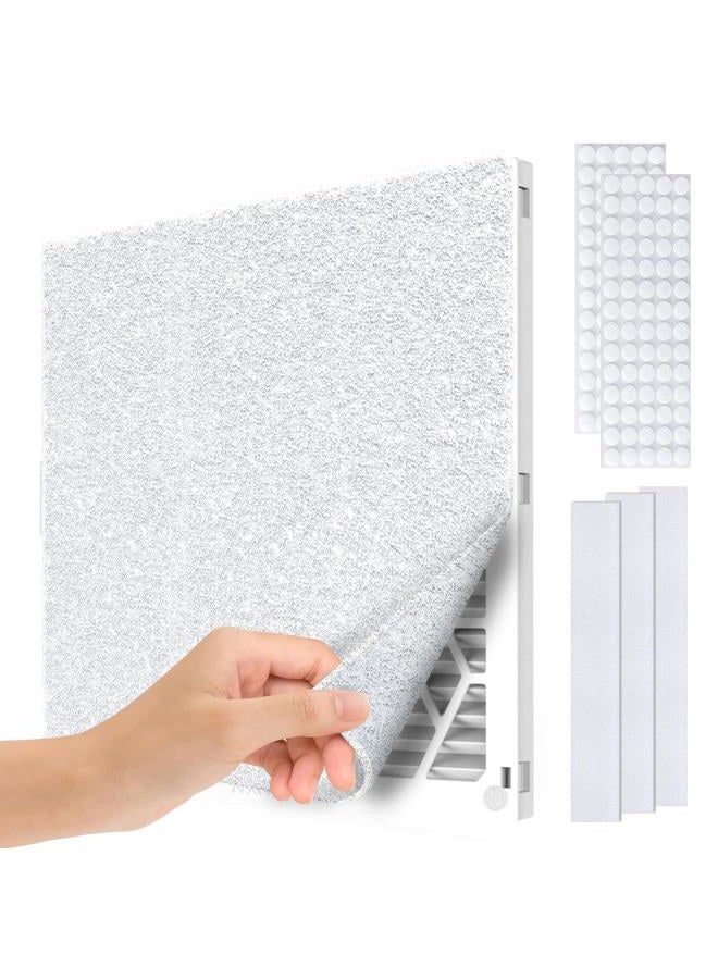 WAWINY Air Vent Filter Kit - 20" x 100" Cut to Fit Air Filters Materials MERV 8 Electrostatic Filter Media Furnace Filters for Home Floor, Ceiling, Grilles, Air Vent, Air Conditioner, AC, HVAC - Image 1