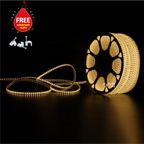 DOJI 2835 Strip Lights for Home Decoration | 120 led per Meter led Strip Light | Rope Lights for Ceiling | Decoration Lights for Diwali, Christmas, Home, False Ceiling (Warmwhite, 5 Meter) - Image 2