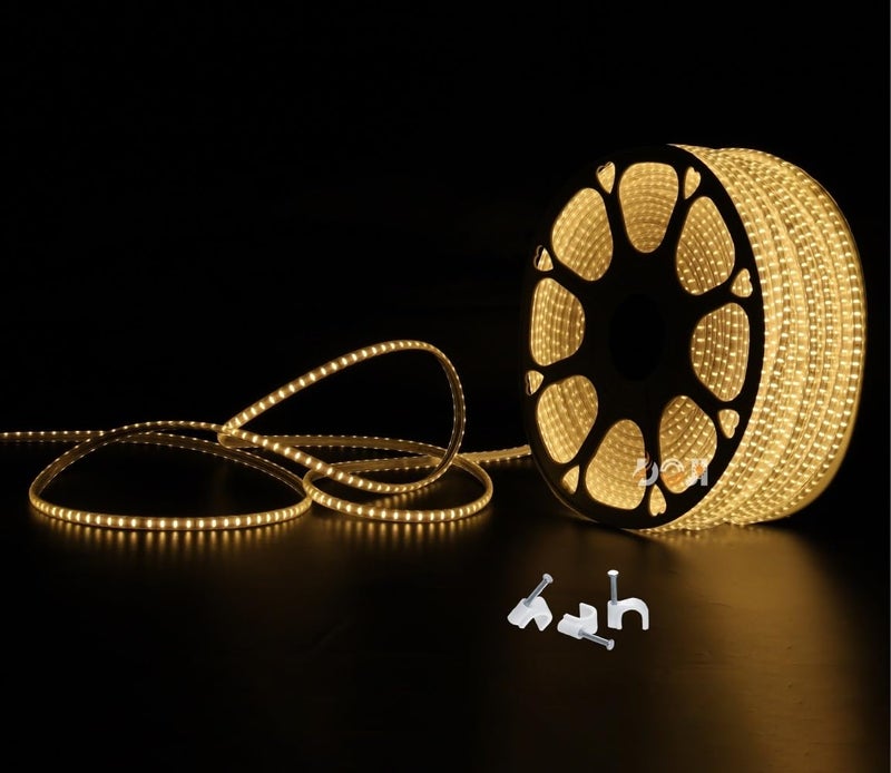 DOJI 2835 Strip Lights for Home Decoration | 120 led per Meter led Strip Light | Rope Lights for Ceiling | Decoration Lights for Diwali, Christmas, Home, False Ceiling (Warmwhite, 5 Meter) - Image 1