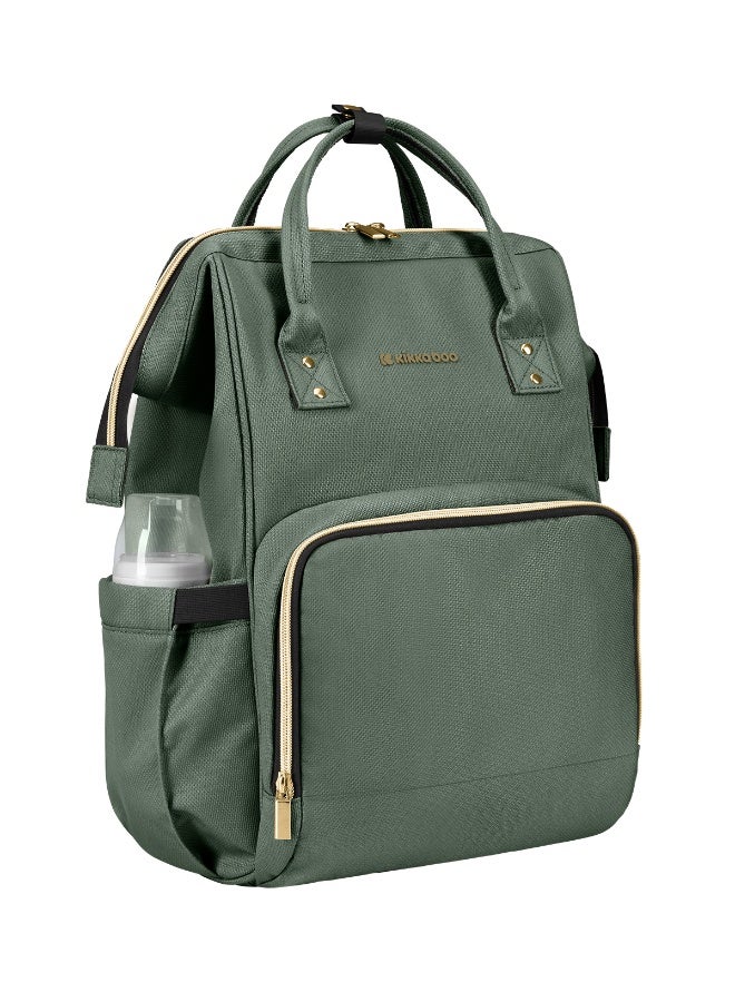 KIKKABOO حقيبة ماما سيينا باللون الأخضر العسكري 2025 - Image 4