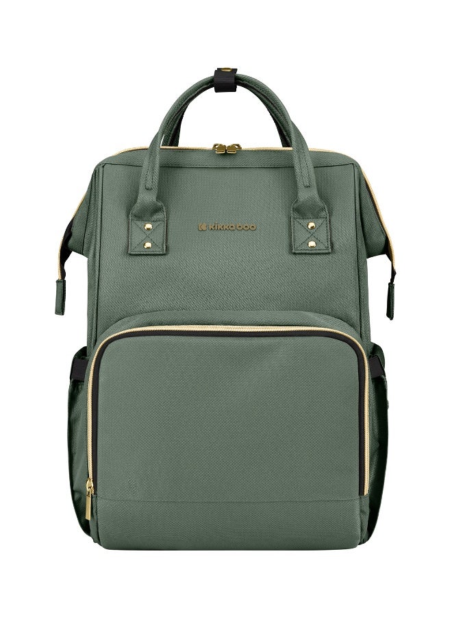 KIKKABOO حقيبة ماما سيينا باللون الأخضر العسكري 2025 - Image 1