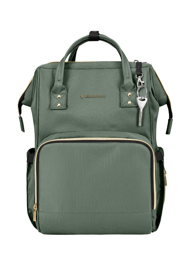 KIKKABOO حقيبة ماما سيينا باللون الأخضر العسكري 2025 - Image 5