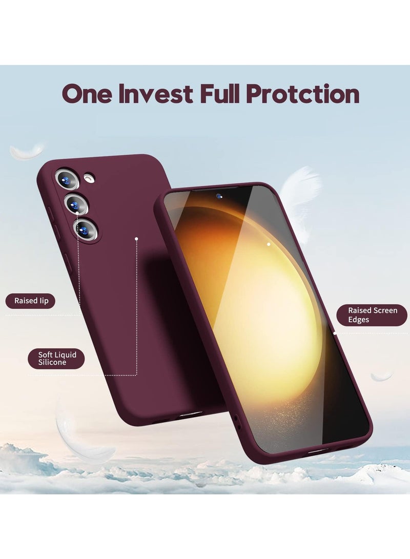 BORTONY Samsung Galaxy A25 Case Cover Flexible Soft Silicone Slim Fit Case for Galaxy A25 Anti Scratch with Inside Microfiber Lining Shockproof Protective Phone Case for Galaxy A25 5G 6.5 inch - Image 3