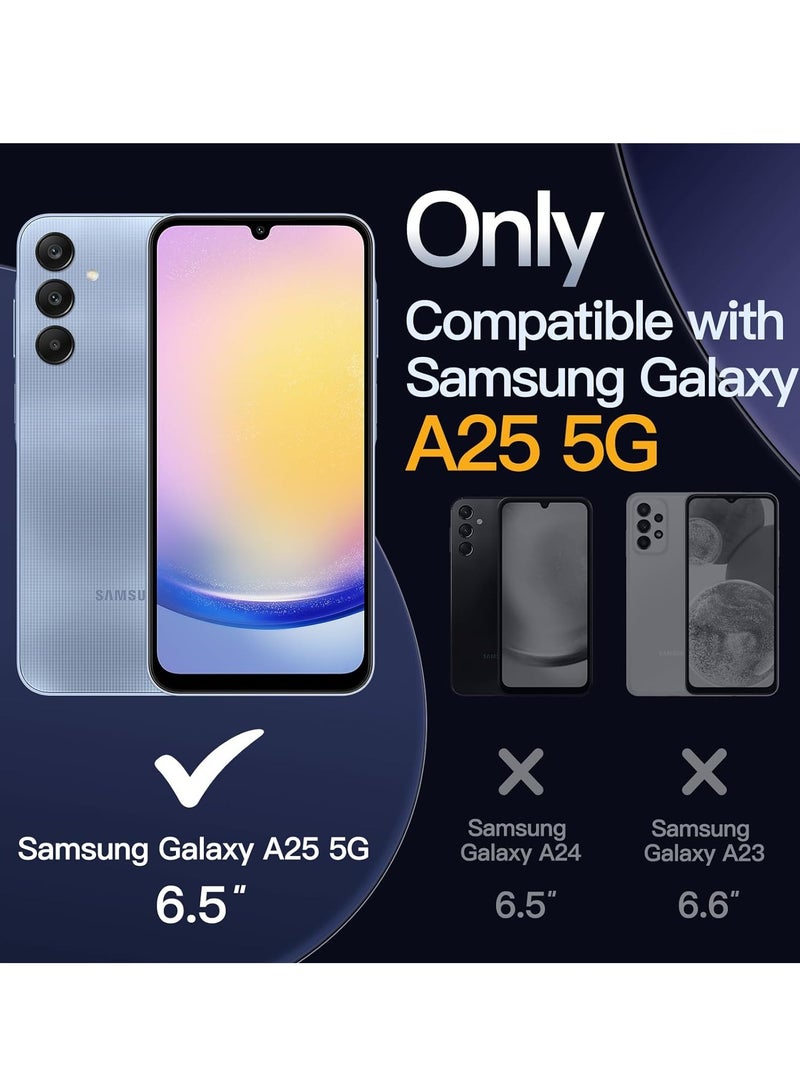 BORTONY Samsung Galaxy A25 Case Cover Flexible Soft Silicone Slim Fit Case for Galaxy A25 Anti Scratch with Inside Microfiber Lining Shockproof Protective Phone Case for Galaxy A25 5G 6.5 inch - Image 2