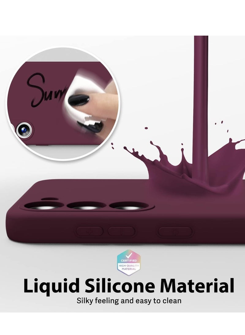 BORTONY Samsung Galaxy A25 Case Cover Flexible Soft Silicone Slim Fit Case for Galaxy A25 Anti Scratch with Inside Microfiber Lining Shockproof Protective Phone Case for Galaxy A25 5G 6.5 inch - Image 5