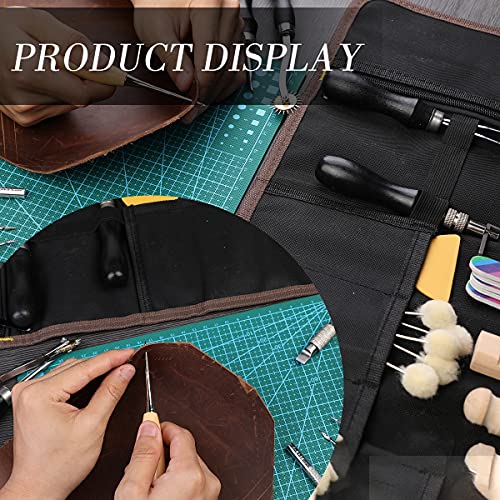 ZMAAGG 328PCS Leather Working Kit, Leather Working Tools with Manual - Stamp Tools, Stitching Groover and Rivets Kit for Beginners to Professionals - Image 5