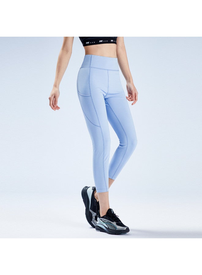 ERKE Women's Lifting Pants, Sports Fitness Yoga Wear, Running Workout Outerwear, Nine-tenths Pants, Regular Style, Versatile - Image 3