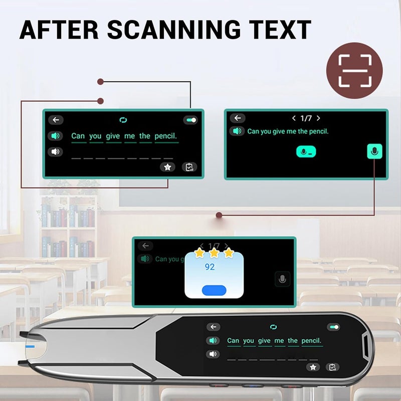 Scan Translator Pen, Offline Dictionary Reader with OCR Technology, 13 - Language Offline Translation and 133 Online, for Students Travelers Business Professionals - Image 4