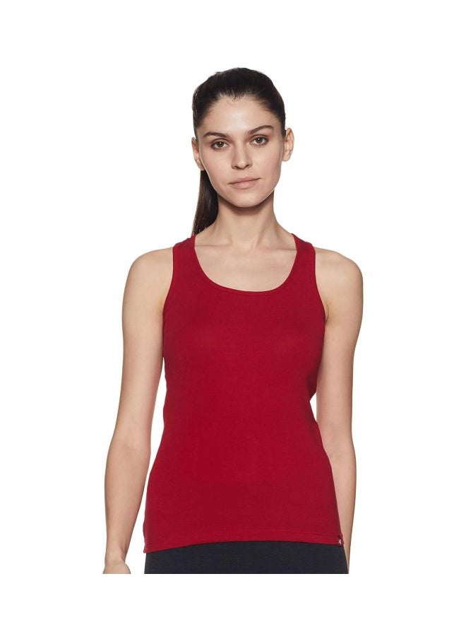 JOCKEY - Jockey 1467 Women Super Combed Cotton Rib Fabric Slim Fit Solid Racerback Styled Tank Top - Image 1