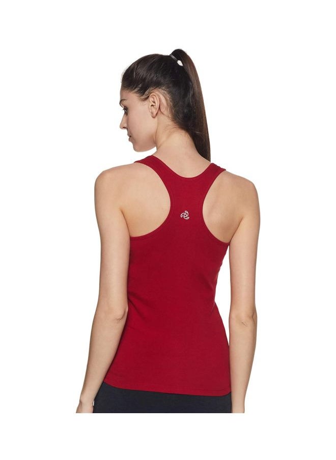 JOCKEY - Jockey 1467 Women Super Combed Cotton Rib Fabric Slim Fit Solid Racerback Styled Tank Top - Image 1
