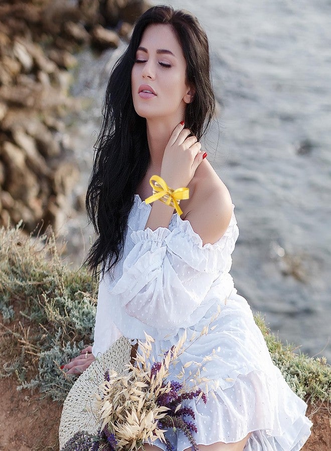 SUMERSHA 10Pcs Glitter Jelly Bangles Bracelets for Women Soft Silicone Glitter Filled Bracelets Sparkling Fashion Bangles - Image 5