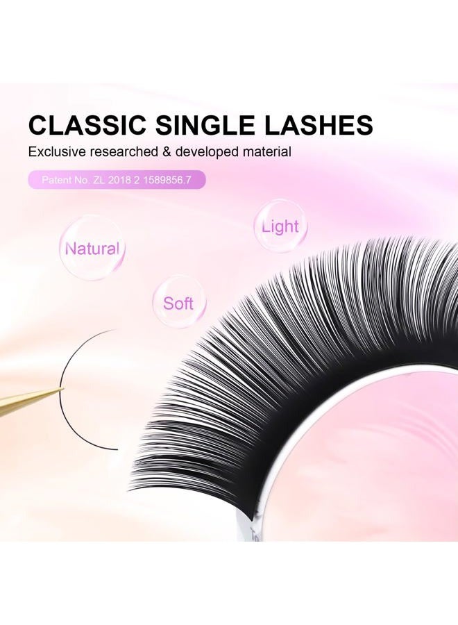 NAGARAKU Eyelash Extensions Classic J B C D N LC LD L DD CC LB Curl 0.03-0.20 Thickness 5-17mm, Matte Black Individual Lashes Professional Supplies for Lash Techs (0.10-L 7-15mm Mix) - Image 2