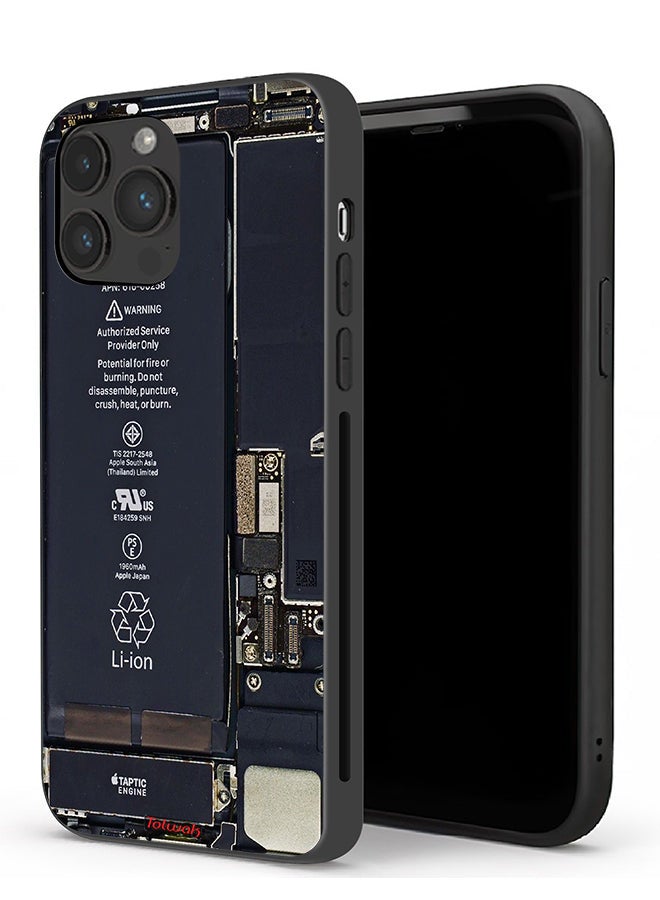 Tolwak Apple iPhone 13 Pro Max Protective Case Phone Circuit Pattern - Image 1