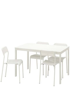 co arma Set Of 4 White Multi-Use Chairs Without Table  - Image 2