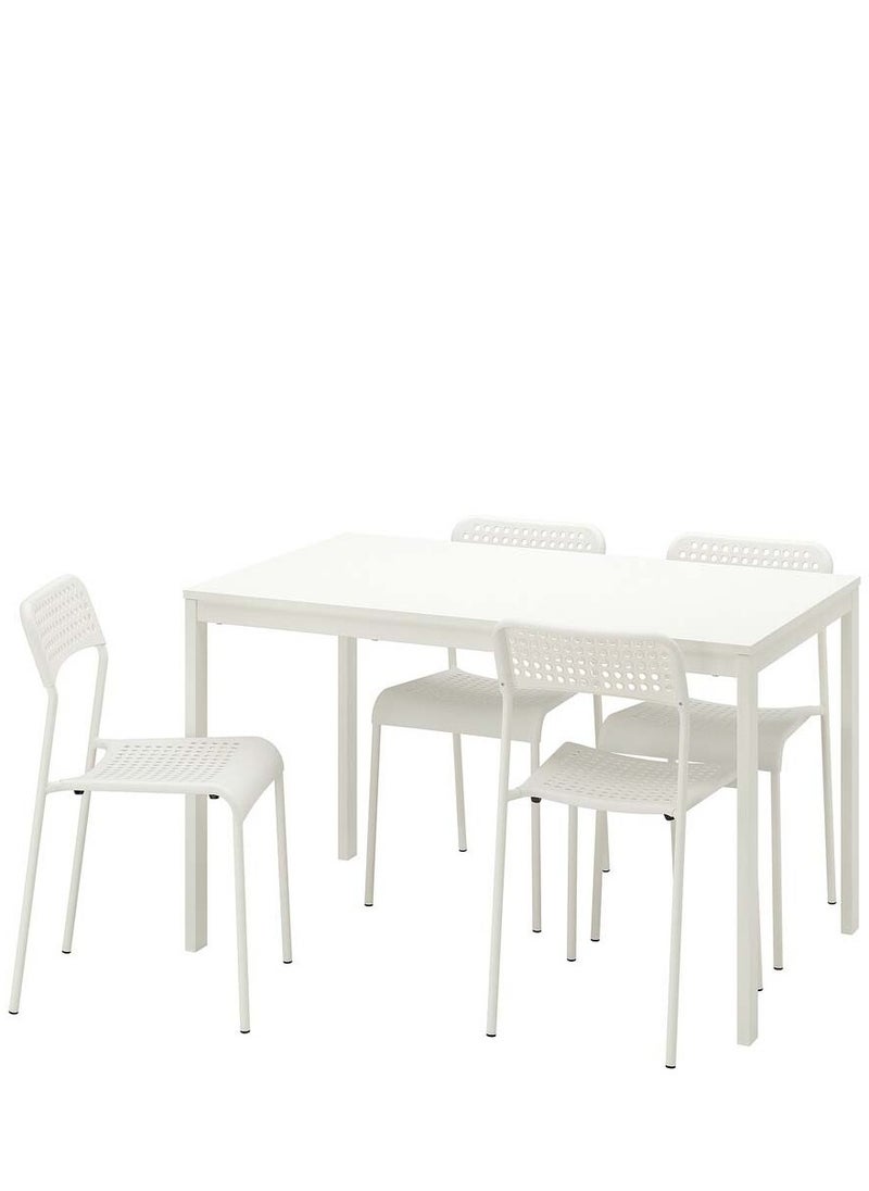 co arma - Set Of 4 White Multi-Use Chairs Without Table - Image 1