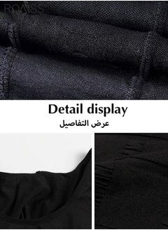 roaiss 2 Pack Mens Slimming Shirt Body Shaper Vest Compression Shirt Chest Control Shapewear Abdomen Undershirt  - Image 3