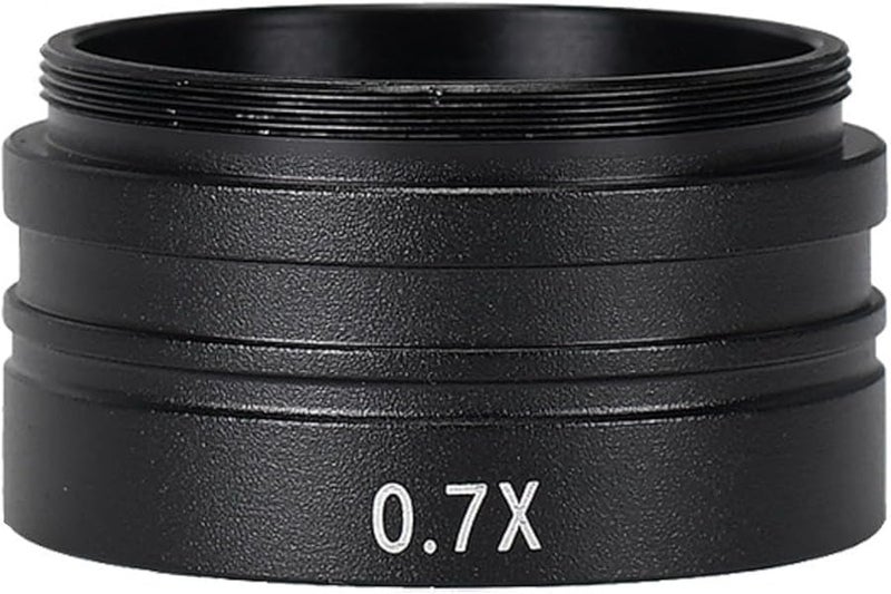 0 7X Auxiliary Stereo Microscope Objective Lens 42mm Mounting Thread Magnification Attachment - Image 1