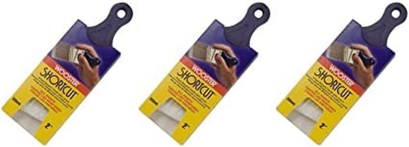 Wooster Brush Q3211-2 Shortcut Angle Sash Paintbrush, 2-Inch, White | Pack of 3 - Image 2