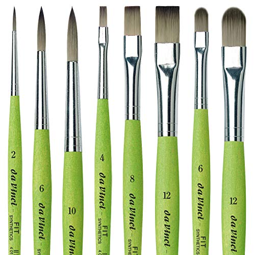 da Vinci Student Student Brush Set, Black 8 Each - Image 2
