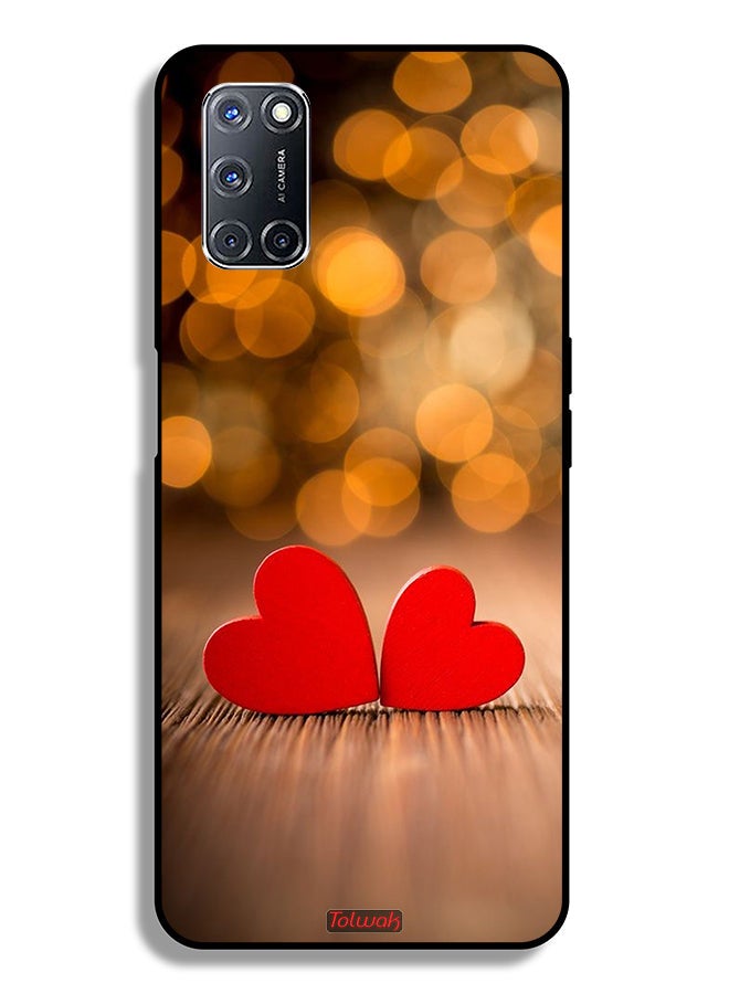 Tolwak Oppo A52 Protective Case Cover Two Beautiful Hearts - Image 1