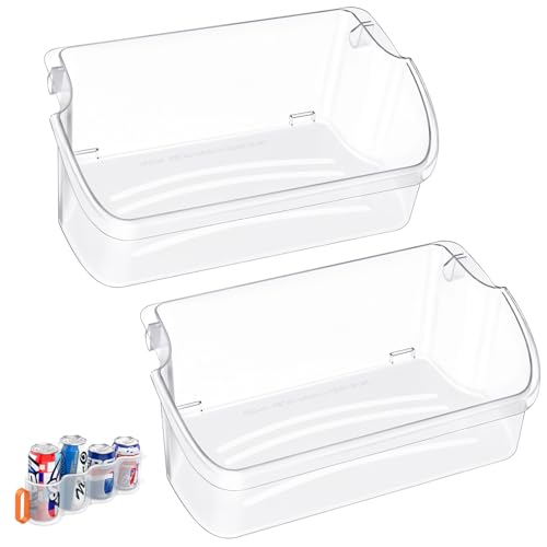 Alvar [2 PACK]Upgraded 240324502 Refrigerator Door Bin Shelf Compatible with Frigidaire Kenmore Refrigerator Door Shelf Parts PS429767, AP2549806, LFSS2312TE0, LFSS2312TF0, FFSS2315TE0, FFSS2315TS0 Door Bin - Image 1