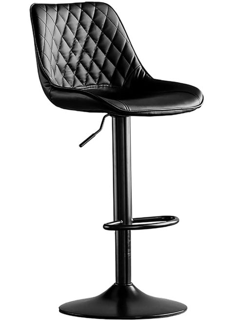 Adjustable Barstools Swivel Counter Stools Faux Leather Bar Chairs,3 Mins Quick Assembly, Loads Up to 300lbs