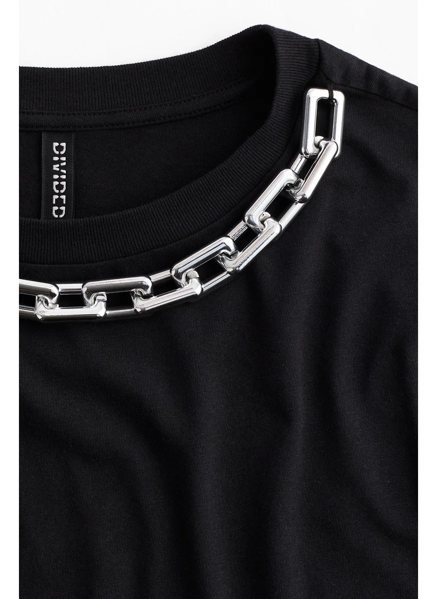 اتش اند ام Motif-Detail T-Shirt