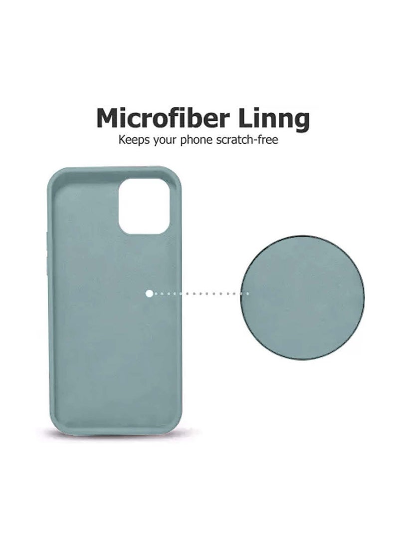 Techie - Techie Soft Smooth Silicone Cover With Magnetic Secure Hand Grip Case and Inner Microfiber Lining for Apple iPhone 15 – Light Blue - Image 1