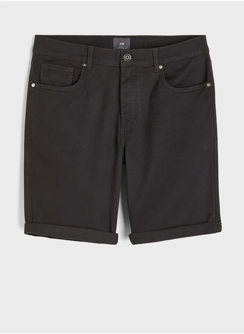 H&M Slim Fit Denim Shorts