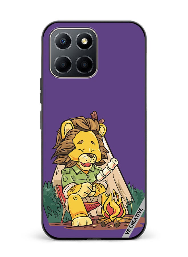 VR CREATIVE Protective Case Cover For Honor X6 Lion Chilling Design Multicolour - Image 1