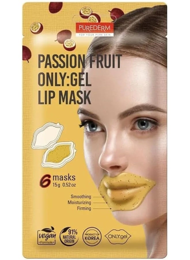 Purederm Passion Fruit Lip Gel Mask 15 G - Image 1