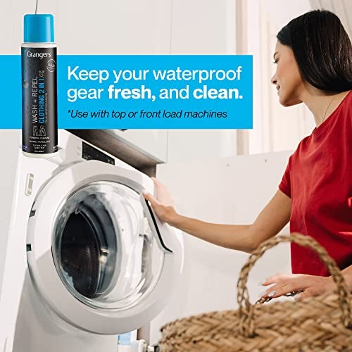 Grangers Wash + Repel Clothing 2 in 1 Gear Wash and Weather Proofing in One Cycle, Plastic Bottle, 10 oz - Image 3