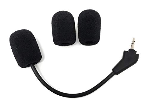 TNE - Corsair Replacement Game Mic 3.5mm Microphone Boom for Corsair HS50 Pro, HS60, HS70 SE Gaming Headsets | Extra Foam Cover Pop Filters - Image 1