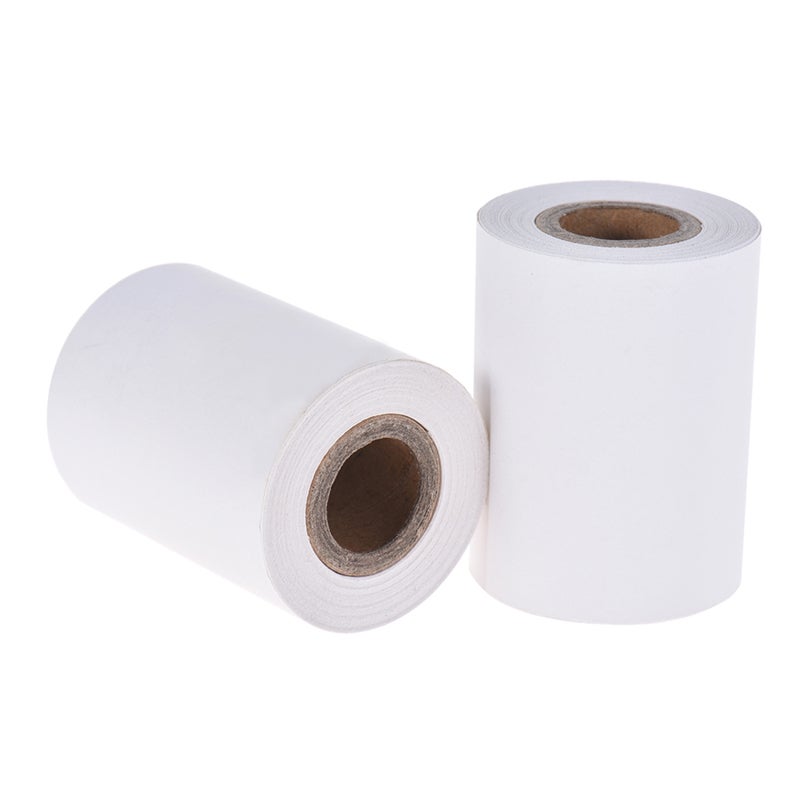 Thermal Paper 57mm(2-1/4") Wide 16 Meters Long Clear Print Receipt Paper - Compatible With Most 2-1/4" Thermal Printers Cash Register Rolls For Office Retail Business - Image 1