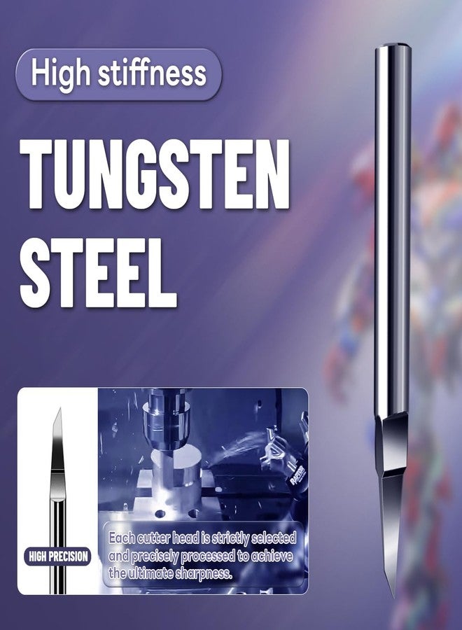 Stedi Tungsten Steel Scriber Blades - 0.1+0.125mm for Modeling Hobby, RG Scale, Gundam Kit, Scribing Line, Engraving, Panel Line, Resin - Replacement Blades - Image 2