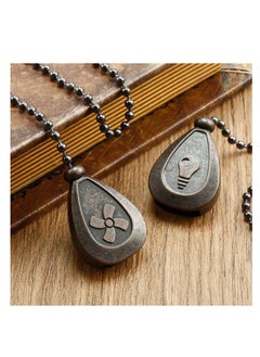 Y&D Bronze Pendant, Ceiling Fan Pull Chain Extender Chains Extension Pendant 12 Inch Ornament with Ball Connector (4 Pieces Black Copper)  - Image 2