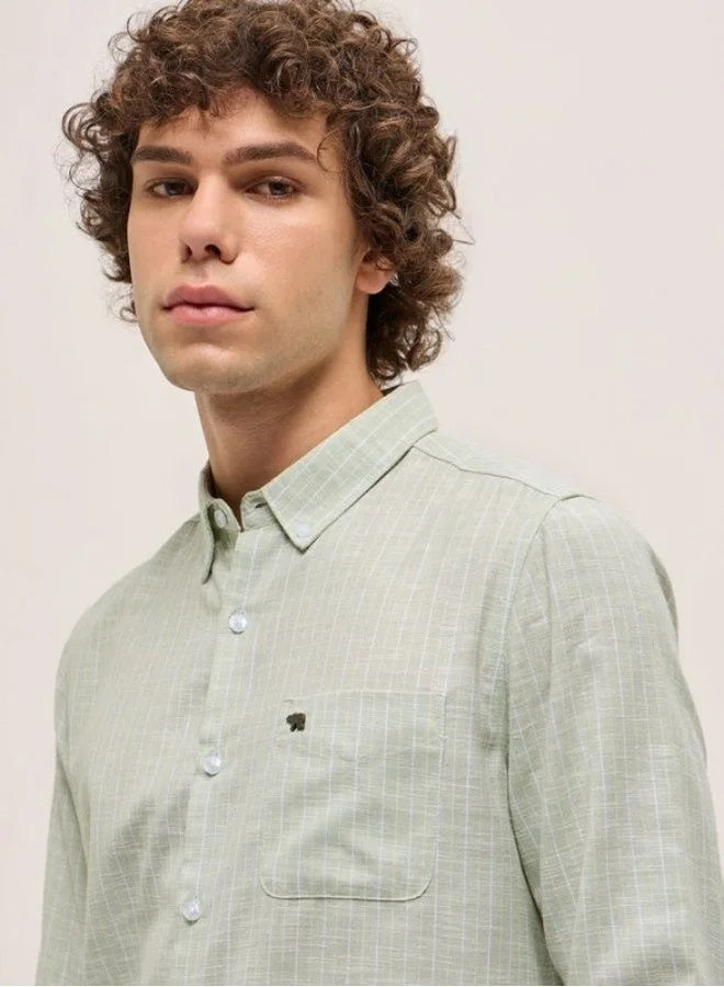 THE BEAR HOUSE  Men's Shirt for Casual and Formal Wear | Classic Button-Down Style for Office, Daily Use, Travel, Events & All-Season Outfits | Versatile & Stylish Wardrobe Essential for Every Occasion for Men | Best Price UAE