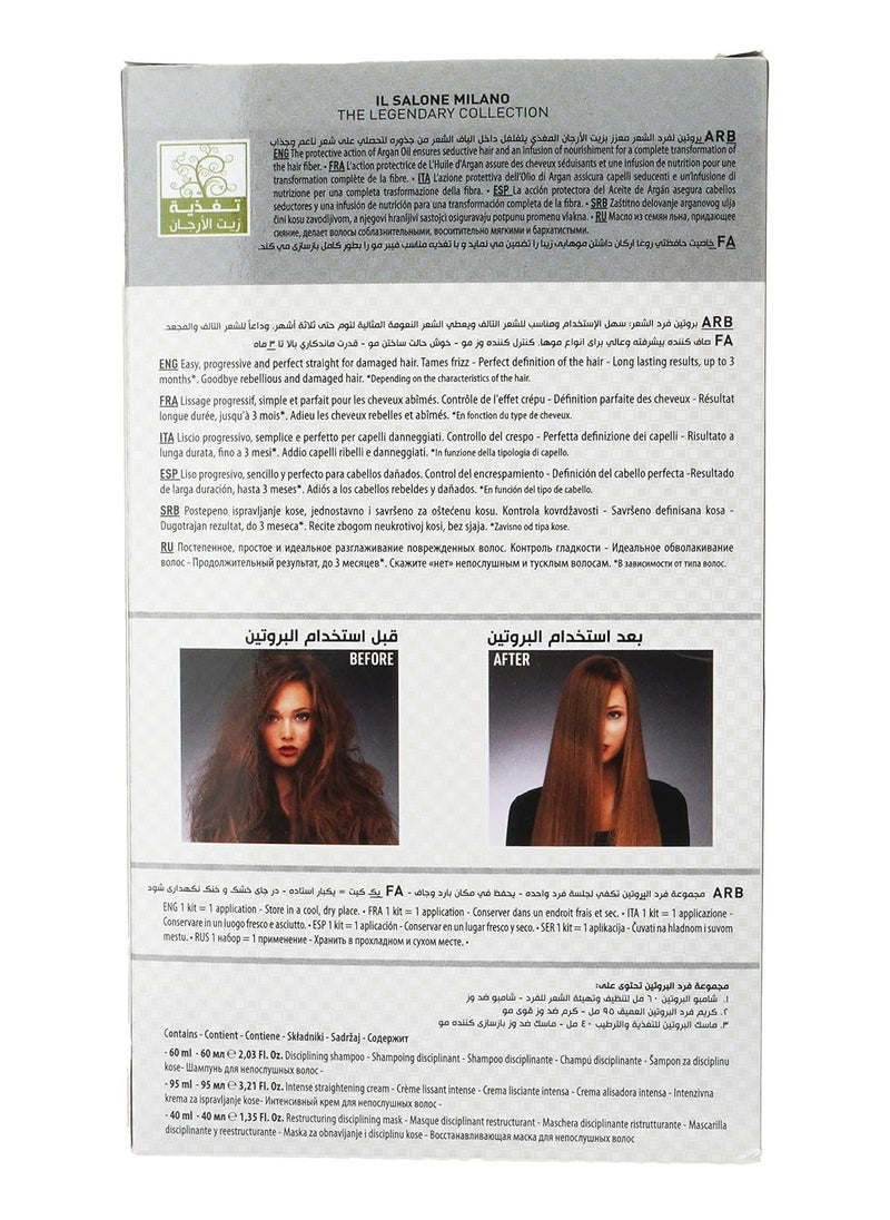 ALFAPARF MILANO IL Salone Protein Straightening Kit With Argan Oil  - Image 3