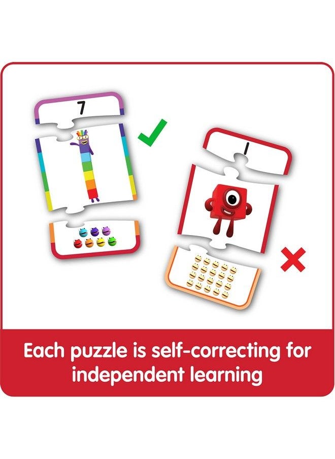 hand2mind - Numberblocks Counting Puzzle Set Toddler Numbers And Counting Math Toys Kids Matching Game Learning To Count For Toddlers Number Puzzles For Kids Ages 3 5 Preschool Learning Activities - Image 1