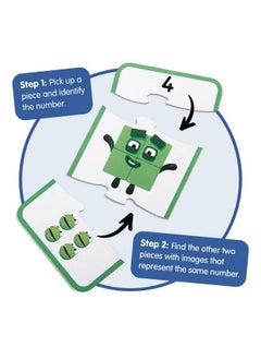 hand2mind Numberblocks Counting Puzzle Set Toddler Numbers And Counting Math Toys Kids Matching Game Learning To Count For Toddlers Number Puzzles For Kids Ages 3 5 Preschool Learning Activities  - Image 5